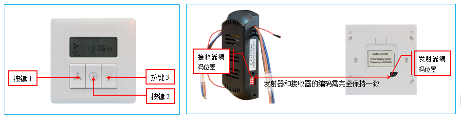 uCF280/281 WiFi吊扇遥控开关 产品详情图