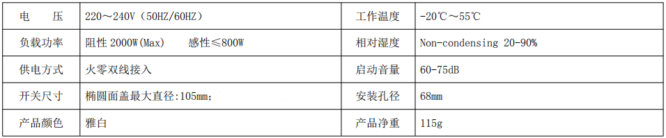u881 WiFi吸顶声控延时开关 产品详情图