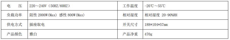 BRT-680 遥控插座 产品详情图
