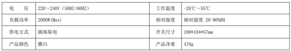 BRT-580 周循环定时温度控制插座 产品详情图