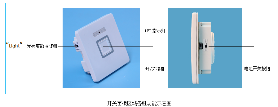 BRT-D208 按键LED调光开关 产品详情图